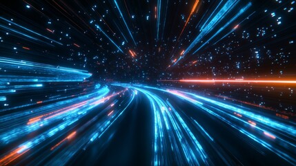 Hyperspace Speed Lines