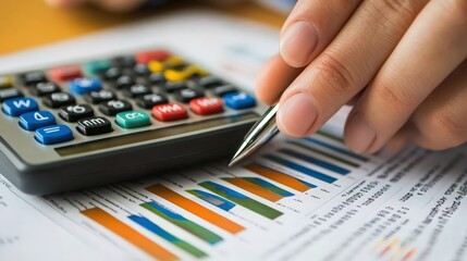 Investor Analyzing Financial Market Data on a Tablet