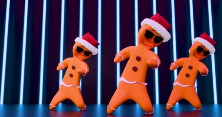 Gingerbread dancing on the dance floor
- Powered by Adobe