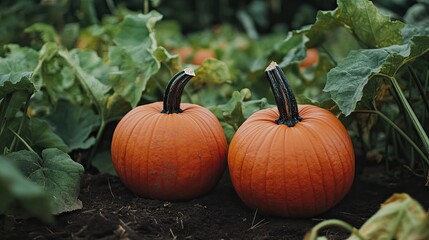 Organic pumpkin with deep orange flesh, perfect for nutritious and warming recipes.