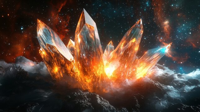 Cosmic Crystal Formation
