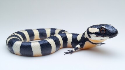 Black and White Banded Lizard