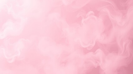 Fototapeta premium Soft pink mist swirls through empty space, dreamy, calming