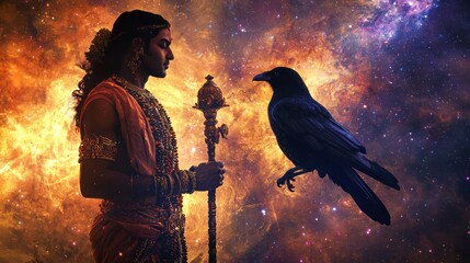 Ancient Vedic astrology texts and Saturn symbolism