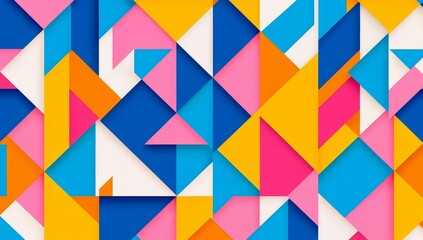 Abstract color full geometric pattern background and wellpaper design modern illustration artwork, abstract triangle background, abstract triangle pattern