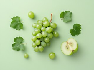 Shine Muscat grape split open, glistening juice under warm sunlight, shadows surrounding, Photorealistic