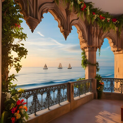 Beautiful Castle Balcony, Royal Balcony