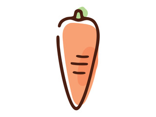 にんじん_手描き