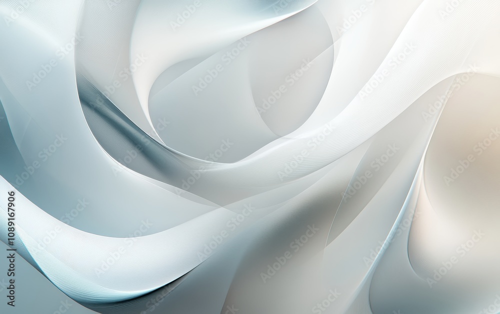 Poster soft and smooth abstract background with flowing shapes and gentle curves in subtle color tones for 
