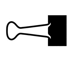 Black Binder Clip
