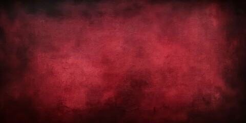 Fototapeta premium Deep Red Textured Background with Uneven Rough Surface, Dark Moody Atmosphere and Dimensional Appearance