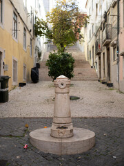 old streets in lisboa, Portgual