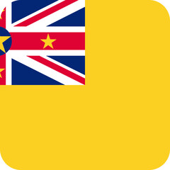Niue Flag Square Icon