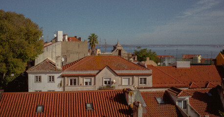 view of the city in lisboa portugal