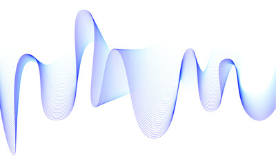 Vector abstract background with dynamic waves and lines. Illustration suitable for design