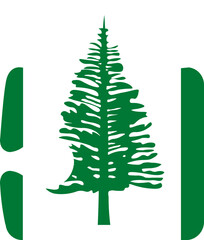 Norfolk Island flag on Puzzle icon