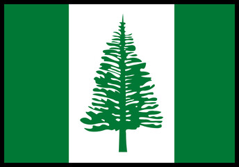 Norfolk Island Flag rectangle Icon