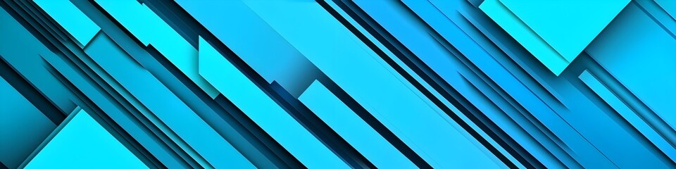 Obraz premium Serene Aqua Landscape: Abstract 3D Render of flowing, layered forms in calming shades of blue and white, creating a tranquil and minimalist scene. Perfect for backgrounds, presentations.