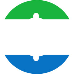 Sierra Leone Flag on US Dollars