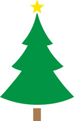 Christmas decorative Elements, flat illustration