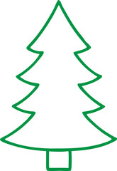 Christmas decorative Elements, flat illustration