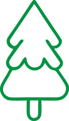 Christmas decorative Elements, flat illustration