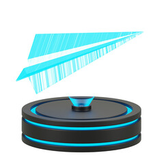 Direct Message Social Media 3D Illustration