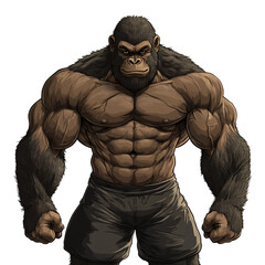 Strong Ape Fitness Logo Concept for Active Lifestyle