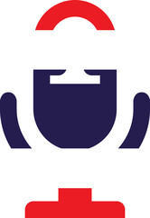 Thailand Flag on Microphone icon