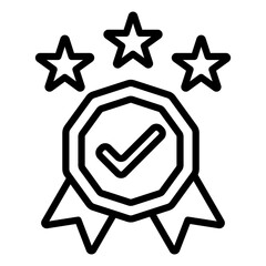 Quality Outline Icon