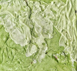 Obraz premium Closeup texture green white for cement 