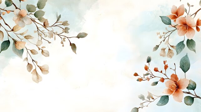 A clean, light textured background with a central translucent box for elegant text placement