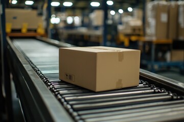 Package on a Conveyor Belt