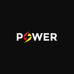 power logotype concept vector design
