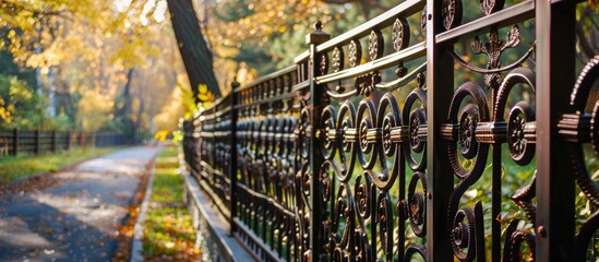 Decorative Steel Fence Design
