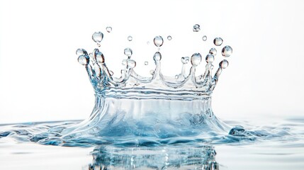 Water Drop Splash Crown