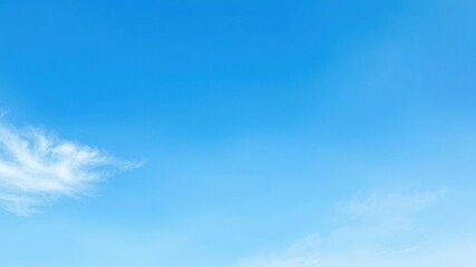 Obraz premium Soothing sky blue gradient background with wispy clouds and subtle texture, natural scenery, atmospheric conditions, natural background