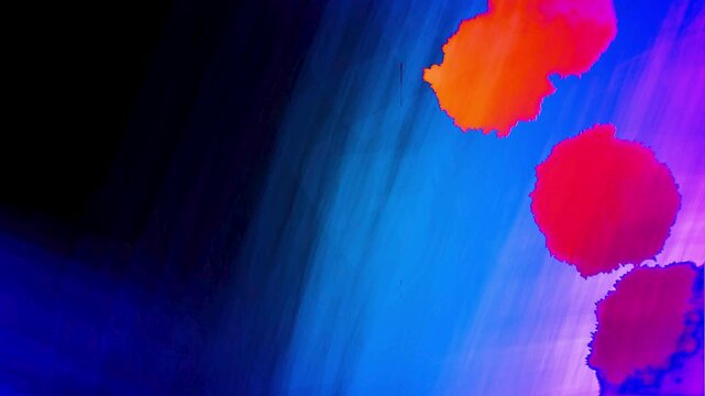 Ink Drops, Film Burn overlay