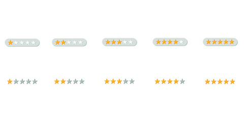 Obraz premium Star Rating Icon SET