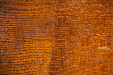 texture of old yellow wood covered with varnish