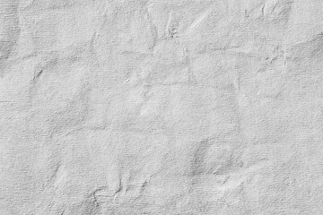 Grey kraft crumpled paper texture with pattern