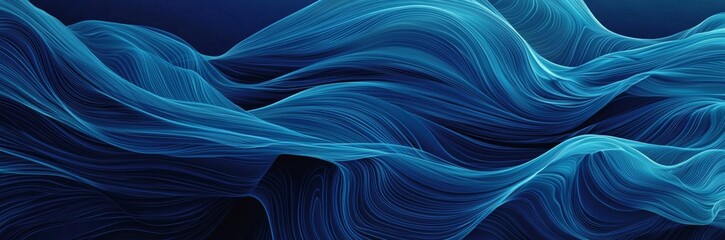 Fototapeta premium artistic horizontal header with midnight blue, light sea green and strong blue colors