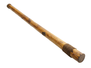 a wooden stick with a rope on it