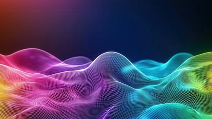 Obraz premium Quantum computing nanomaterials, holographic molecular grid, futuristic scifi research