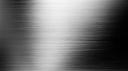 Brushed aluminum surface texture featuring a smooth, sleek finish with subtle reflections and a horizontal pattern, ideal for modern design applications.