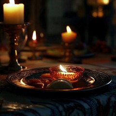 ramadan fanous simple close up generative ai