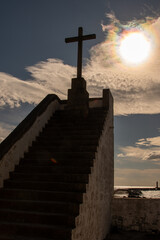 Der Weg zu Gott ist eine steile Treppe