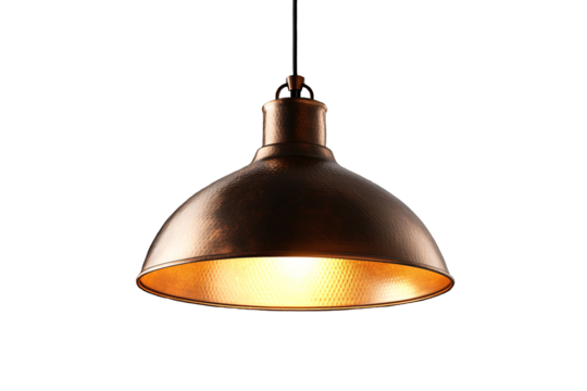 a light fixture with a light inside