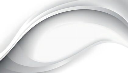 Obraz premium Abstract white and gray color, modern design stripes background with geometric round shape.7