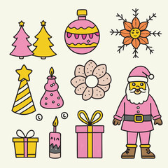 set of christmas presents